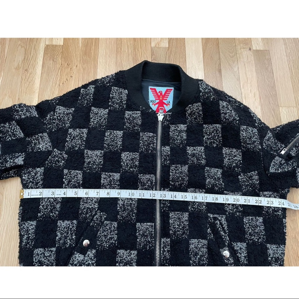 ADAPTATION Reversible Check Bomber Jacket - Picture 13 of 16